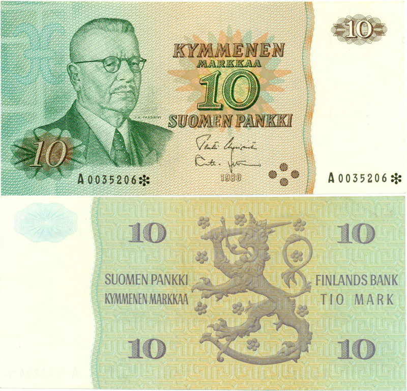 10 Markkaa 1980 A0035206*